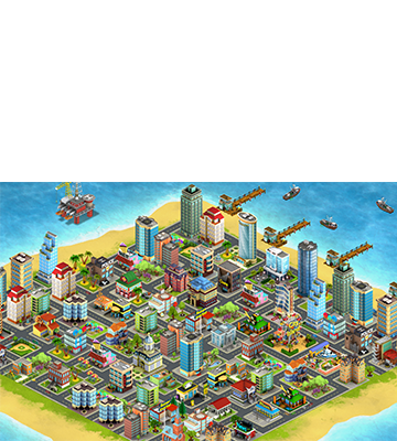 If you liked the early simulation tycoon games, you will definitely love this city building game! 